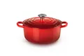 Produktbild: Runde Cocotte Casserole Evo Le Creuset Gusseisen 28 Cm - Kirsche - Händler