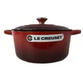 Produktbild: Le Creuset Bräter Signature Rund Gusseisen Kirschrot 28cm