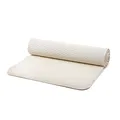 Produktbild: bodhi | Schurwoll-Yogamatte Premium (umgesäumt) | Natur Wolle | Schurwollmatte | 100% Schafschurwolle (1200 g/m²)| Weich & Isolierend | VISHNU 75P | 200 x 75 cm