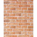 Produktbild: Edem Papiertapete 583-23 3D Rustikale Vinyl Tapete Vintage Ziegelstein orange-braun, strukturiert, matt, 3D-Optik, naturalistisch, Stein-Optik, (1 Rolle, 5,33 qm), Vinyltapete auf Papierbasis, orange-braun rot 0.53 m x 10.05 m