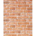 Produktbild: Edem - 3d Tapete Stein Tapete 583-23 Rustikale Design Vinyl Klassische Vintage Optik Mauerstein Klinker Ziegel Orange-braun