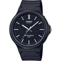 Produktbild: Casio Collection Unisex Analogue Quartz Watch with Resin Strap Black/Black/Silve