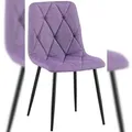Produktbild: CLP Esszimmerstuhl Clairton Stoff/lila