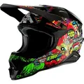 Produktbild: ONeal 3SRS Crank 2.0 , Motocrosshelm - Schwarz/Grün/Rot - XL