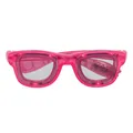 Produktbild: Boland - LED Partybrille Blink mit Licht, Brille inkl. Batterien für Festival, Karneval oder Mottoparty