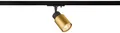 Produktbild: SLV PURI 2.0 TUBE Spot für 1-Phasen-Hochvolt-Schienensystem, GU10, 1x max.6W, schwarz/gold (1008243)