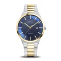 Produktbild: Herrenuhr BERING 14439-717 Titan Getriebe Solar Zweifarbig Zifferblatt Blau