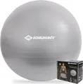 Produktbild: SCHILDKRÖT Gymnastikball, Durchmesser: 650 mm, silber vielseitiges Trainingsgerät, rubust, in Anti-Burst Qualität, - 1 Stück (960156)