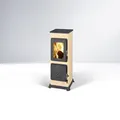 Produktbild: Dauerbrandofen Bozen, 5kw H910xb326xt326mm, Cappuccino