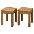 Produktbild: Krok Wood Hocker Tomas aus Massivholz 35x35x45 cm (Eiche, 2X ohne Eingriff)