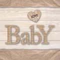 Produktbild: Geburt Baby Servietten Lunch 33 x 33 cm 3-lagig 20 Servietten Baby Love Nature B