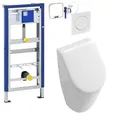 Produktbild: Urinal-Komplettset mit Deckel, Vorwandelement Betätigung Geberit Villeroy & Boch