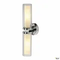 Produktbild: SLV 1002229 WL 106 Wandleuchte doppel Glas chrom 2xE14