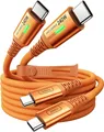 Produktbild: INIU USB C Kabel 240W 2m 2er Pack PD Schnellladekabel USB C auf USB C