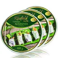 Produktbild: Ricefield - 3er Pack Tapioka Reispapier aus Vietnam für asiatische Sommerrollen und Frühlingsrollen in 300 g Packung - Premium Rice Paper 22 cm Durchmesser (extra dünn)