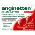 Produktbild: Anginetten Halstabletten zuckerfrei Kische 24 St