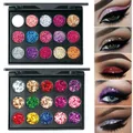Produktbild: Nivofu 2 Stücke Glitzer Lidschatten Palette, 30 Farben Lidschattenpalette Bunt, Glitzer Make-up Palette Langlebig Wasserdicht, Eyeshadow Palette Schimmernde, Augenpalette, Schminkpalette