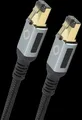 Produktbild: OEHLBACH D1C13350, 0,25 m, Cat8.1, RJ-45, RJ-45, Schwarz, Gold