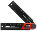 Produktbild: WMD 200  Digitaler Winkelmesser  Länge 200 mm  Anschlagwinkel mit LCD Anzeige...