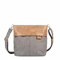 Produktbild: ZWEI Olli OT8 Tasche Damen Umhängetasche Schultertasche 25x23x10 cm (BxHxT), Farbe:, Stone (Grau / Braun), One size