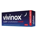 Produktbild: vivinox SLEEP Schlaftabletten stark: Schlafmittel für Einschlafen & Durchschlafen, mit Diphenhydramin bei Schlafstörungen, 20 Stück