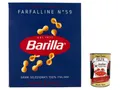 Produktbild: 10x Pasta Barilla Farfalline Nr. 59 italienisch Nudeln 500g+Italian Polpa 400g