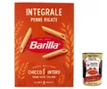 Produktbild: 10x Pasta Barilla Farfalle Integrali Vollkorn Nudeln 500g+Italian Polpa 400g