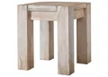 Produktbild: Massivmoebel24 Hocker (Hocker Akazie 40x40x45 white stone getüncht NATURE WHITE #10), Hocker Akazie 40x40x45 white stone getüncht NATURE WHITE #10