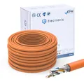 Produktbild: Verlegekabel Cat 7 LAN Kabel 50m Gigabit LSZH Halogenfrei POE++ BauPVO Netzwe...