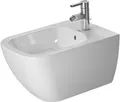 Produktbild: Duravit Wand-Bidet HAPPY D.2 mit Überlauf, Hahnlochbank, 355 x 540 mm, 1 Hahnloch weiß