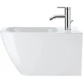 Produktbild: Duravit Wand-Bidet Happy D.2 54cm mit Überlauf, mit Hahnlochbank, 1 Hahnloch, 2258150000, Farbe: Innenfarbe Weiß, Außenfarbe Weiß