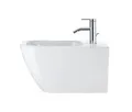 Produktbild: Duravit Wand-Bidet Happy D.2 54cm mit Überlauf, mit Hahnlochbank, 1 Hahnloch,