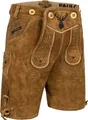 Produktbild: PAULGOS Kinder Trachten Lederhose Kurz - KK2 - Echtes Leder - Größe 86 - 164