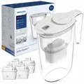 Produktbild: Philips Awp2933wht4/10 Wasserfilterkanne Mit 4 Filtern
