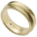 Produktbild: Fossil Fingerring Schmuck Geschenk Edelstahl Ring SADIE gelb|goldfarben 18
