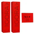 Produktbild: Schwarzkopf Igora Royal 2 x 60 ml 9,5-4 beige Haarfarbe Cremefarbe Set