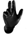 Produktbild: 50 PAAR Nitrilhandschuhe Nitril Handschuhe 0422 Grip schwarz (L (9))