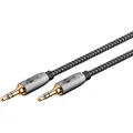 Produktbild: goobay Plus Audio Verbindungskabel AUX 3,5mm stereo, Kabel, schwarz