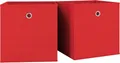 Produktbild: VCM 2er Set Faltbox, Klappbox Stoff Kiste, Faltschachtel, Maße Maße ca. H. 28 x B. 27 x T. 27 cm, Regalbox - Boxas