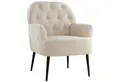 Produktbild: Intimate WM Heart Sessel Einzelsessel, Retro Fernsehsessel mit Metallbeinen, Leinen Loungesessel mit Armlehne für Schlafzimmer Wohnzimmer