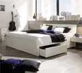 Produktbild: HASENA Spazio Stauraumbett mit Schubladen weiß deckend lackiert 140x200