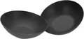 Produktbild: CreaTable Salatschüssel Soft Touch Black, Steinzeug, (Set, 2-tlg), Ø 24 cm