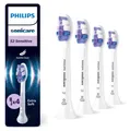 Produktbild: Philips Sensitive HX6054/87 Bürstenköpfe (4er-Pack), 4 Stück(e), Weiß, 3 Monat( e), Extra weich, Extra-fein, Philips