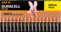 Produktbild: Duracell Batterie Plus AAA, 32er-Pack (00216914)