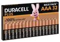 Produktbild: DURACELL Plus AAA, 32er Pack, AAA Batterie, Alkaline, 1.5 Volt