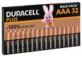 Produktbild: DURACELL Plus AAA, 32er Pack, AAA Batterie, Alkaline, 1.5 Volt