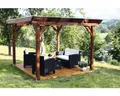 Produktbild: Pavillon SKAN HOLZ Marseille mit Aufschraubstützen 327 x 350 cm natur