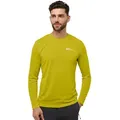 Produktbild: Jack Wolfskin Langarmshirt VONNAN LS T M gelb XL (54/56)