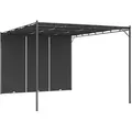 Produktbild: vidaXL Gartenpavillon mit Seitenvorhang 4x3x2,25 m Anthrazit