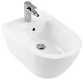Produktbild: Villeroy & Boch Subway 2.0 Bidet, wandhängend, 1 Hahnloch, mit Überlauf,